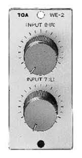 TOA Electronics WE-2 | 2-Module Port Expander for W-906 Series In-Wall Mixers and Amplifiers