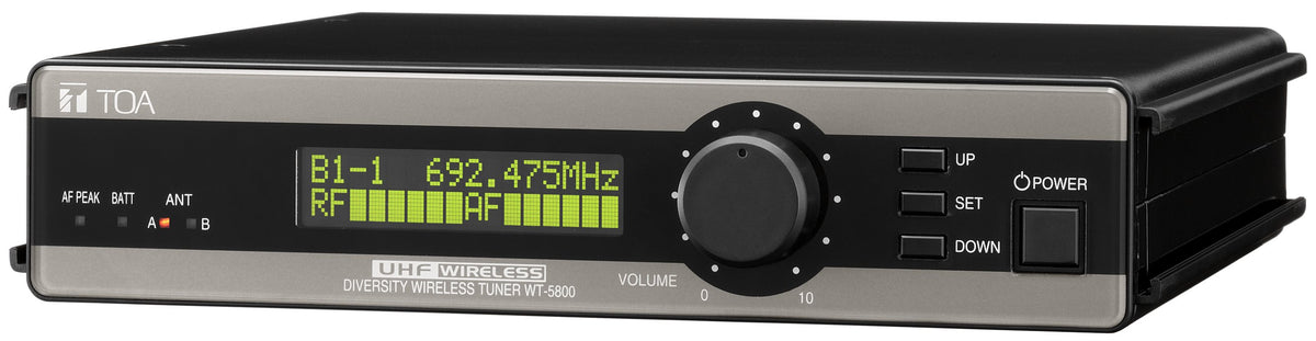 TOA Electronics WT-5800-AM-RM1D00 | 64 Channel True Diversity Wireless Reciever, M Frequency