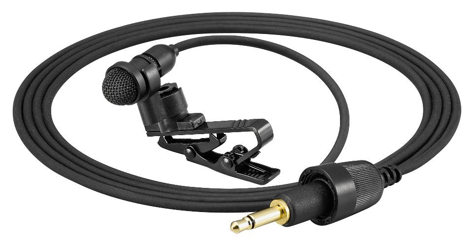 TOA Electronics YP-M5300 | Unidirectional Lavalier Microphone with 3.5mm Locking Plug for WM-5325 Transmitter