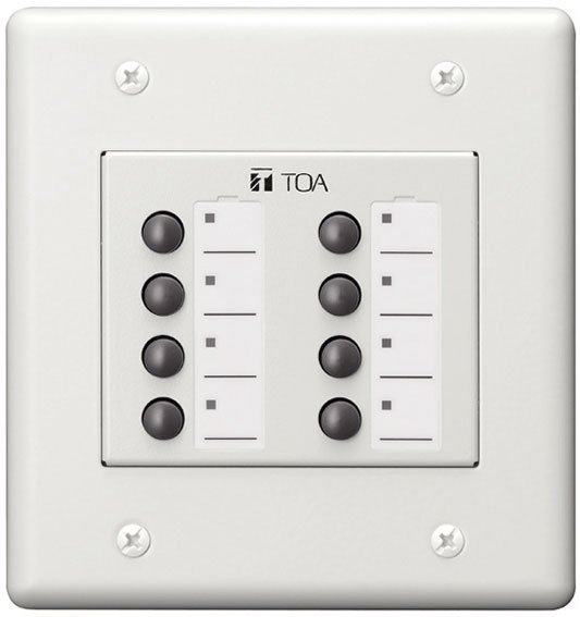 TOA Electronics ZM-9013 | Assignable 8-Button Remote Panel