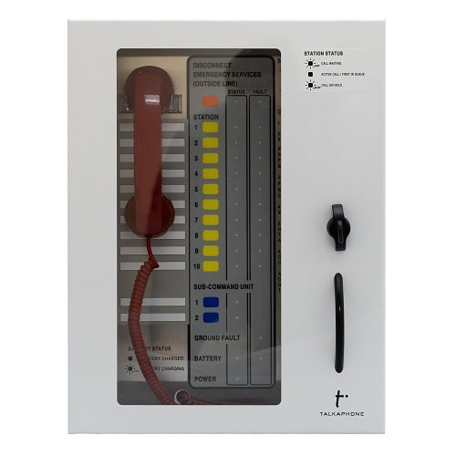 Talk-A-Phone AOR-5-DSL | Area of Rescue Command Unit with 5-station Capacity and Door with Standard Twist Latch