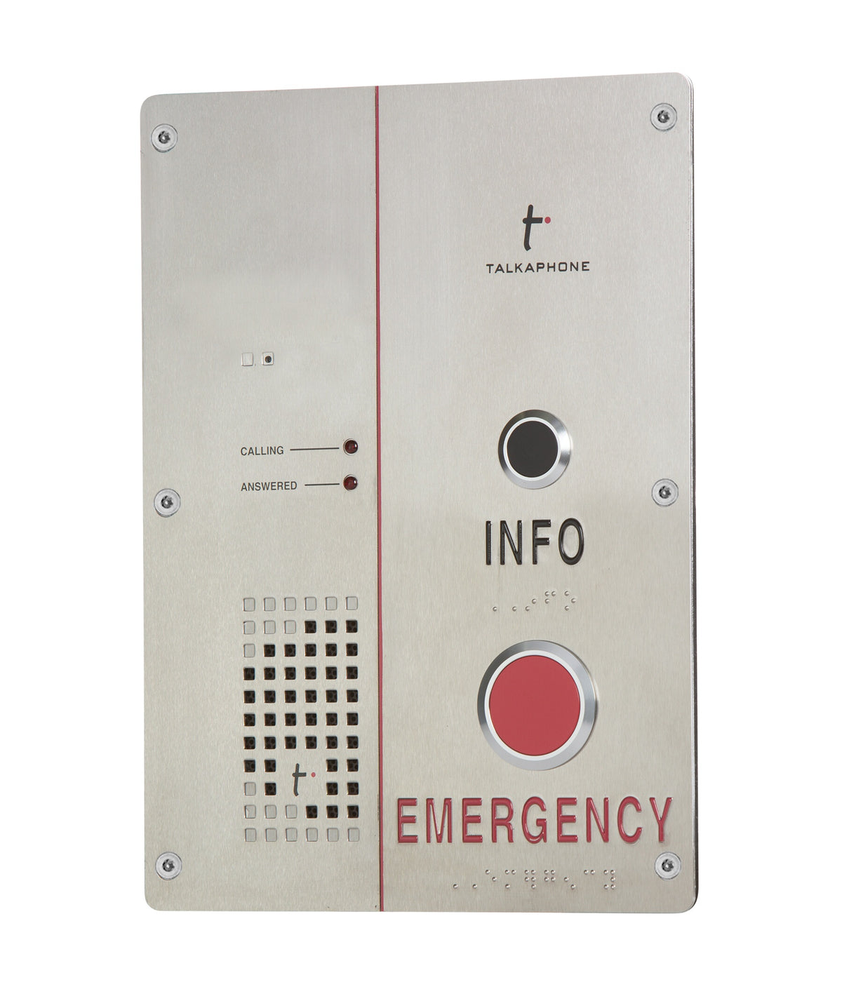 Talk-A-Phone ETP-500EI3IP | ETP-500 Series Analog Call Station Indoor/Outdoor, EMERGENCY Button/Signage