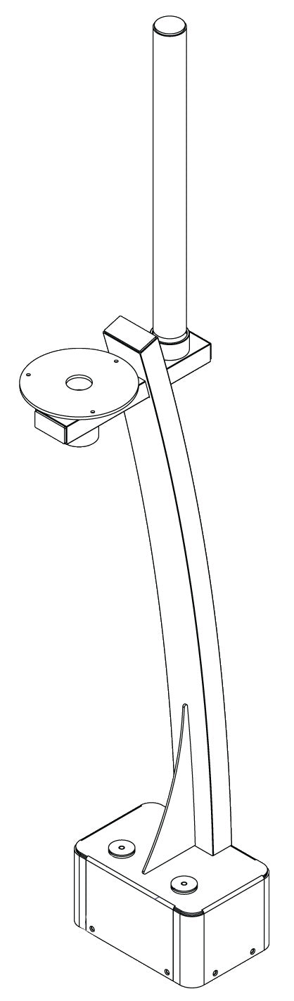 Talk-A-Phone ETP-MTE-WP-ARM | Camera Mounting Arm With Npt Post For Eco Tower™