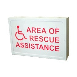 Talk-A-Phone ETP-SIGN/L | Lighted Area of Rescue Sign