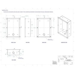 Talk-A-Phone MS-600 | Mounting Sleeve for 400/500 Series 2015 and Newer and 600 Series Call Stations