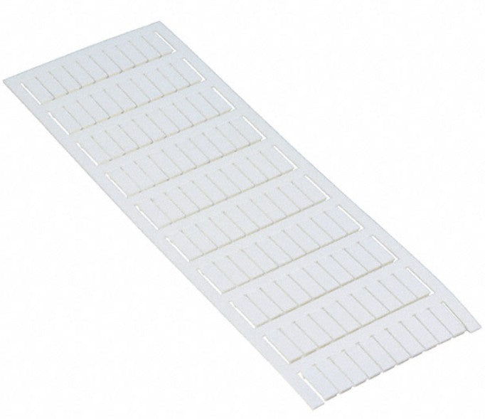 TE Connectivity 1SNK149999R0000 | White, type MC512PA blank terminal block marker card
