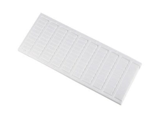 TE Connectivity 1SNK155012R0000 | Marker Card, Number Of Digits Per Marker - Vertical: 8, Marker Details=1 -> 100, 11 G, White, Vertical, Polyamide