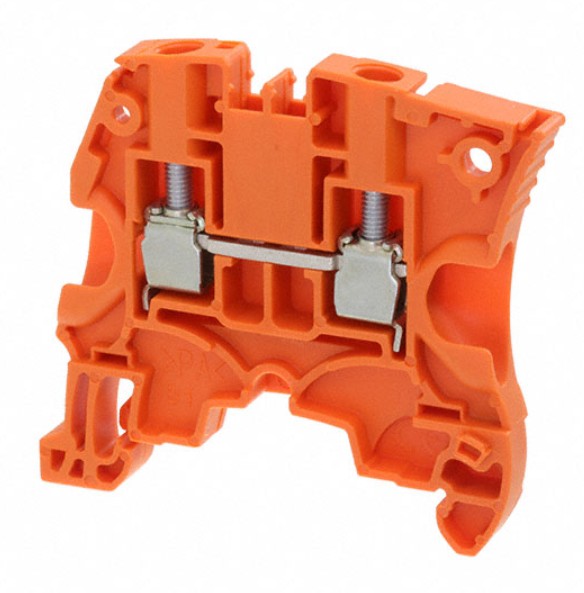 TE Connectivity 1SNK506030R0000 | Screw Clamp Terminal Block, 1-Circuit, Block Feed-Through, 2 Positions, 41 A, 10.6 G, TH35-15, TH35-7.5