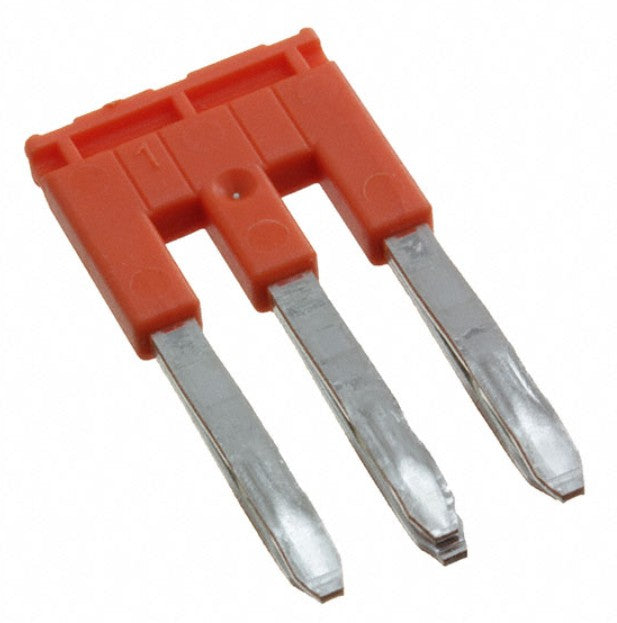TE Connectivity 1SNK906303R0000 | Orange, 3 pole type JB6-3, 41 Amp jumper bar