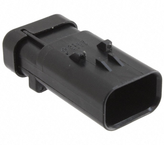 TE Connectivity 776430-4 | Housing for Male Terminals, Wire-To-Wire, Sealable, Primary Locking Integrated In Housing, 3 Positions
