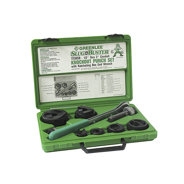 Tempo Communications 7238SB | Punch & Die Set-1/2 In.-2 In. Slug Buster
