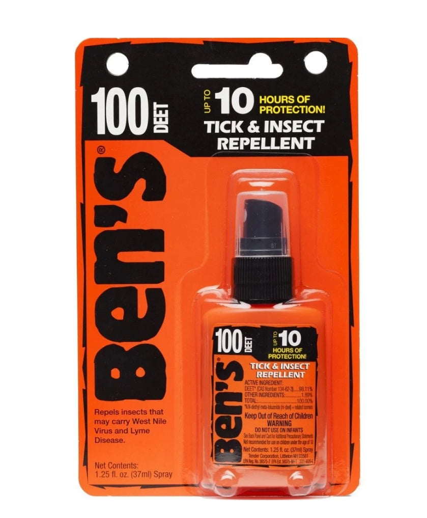Tender Corporation 0006-7070 | Ben's 100 MAX Tick and Insect Repellent, 1.25 oz Pump Bottle
