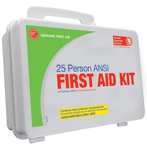 Tender Corporation 9999-2129 | Genuine First Aid ANSI 25-Person Kit
