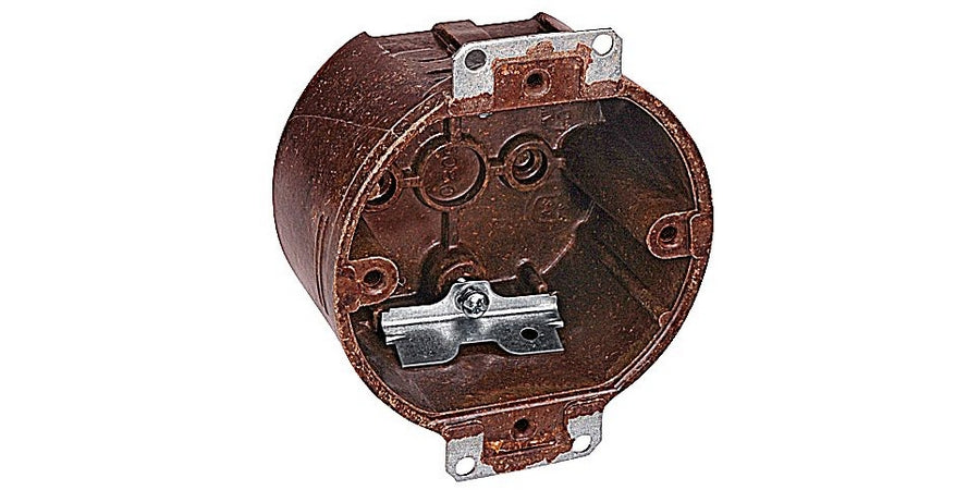 Thomas & Betts 3080 | Ceiling Outlet Box, Non-Metallic, Capacity 14 cu. in.