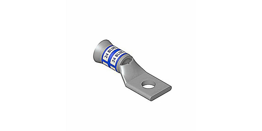 Thomas & Betts 54106BS | Compression Lug, Standard Barrel, Gray Color Code, Copper Conductor, 4 AWG, 29, Copper