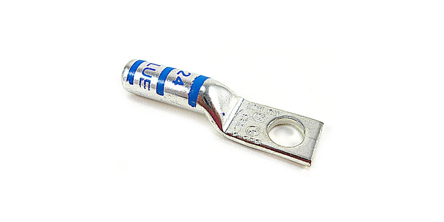 Thomas & Betts 54905BE05 | Compression Lug, Long Barrel, Blue Color Code, Copper Conductor, 6 AWG