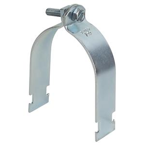 Thomas & Betts 702 1 1/4 | Pipe Strap, 1-1/4 in., Steel, Gold Galvanized
