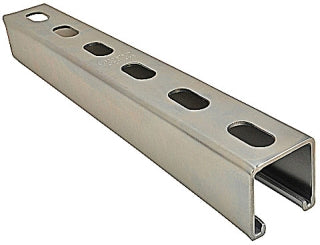 Thomas & Betts A1200HS 20PG | Strut Channel, Half Slotted, Pre Galvanized, 1-5/8 in. Ht, 20 ft. Lg, Steel, 1-5/8 in