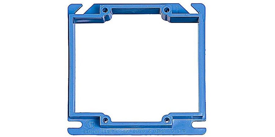 Thomas & Betts A422 | Outlet Box Cover, Number of Gangs 2, Square