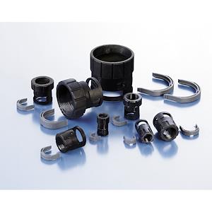 Thomas & Betts BVIDG-U509GT | Conduit Adapter, 2 in. - 18, Female, Polyamide 6, Straight