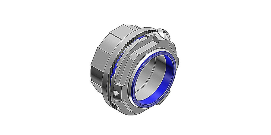 Thomas & Betts H200GR-TB | Conduit Grounding Hub, For Rigid/IMC Conduit, 2 in., NPT, Die Cast Zinc