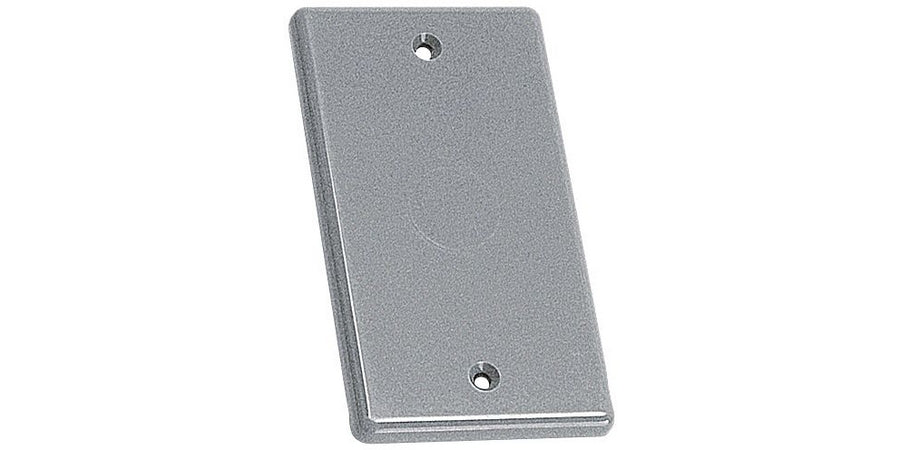 Thomas & Betts HB1BL | Outlet Box Cover, Non-Metallic, Blank, Rectangle, L x W 4.3 x 2.38 in.