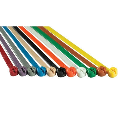 Thomas & Betts TY272M-4 | Cable Tie, Length 8.75 in., Nylon; Polyamide 6.6, Tensile Strength 120 lb.