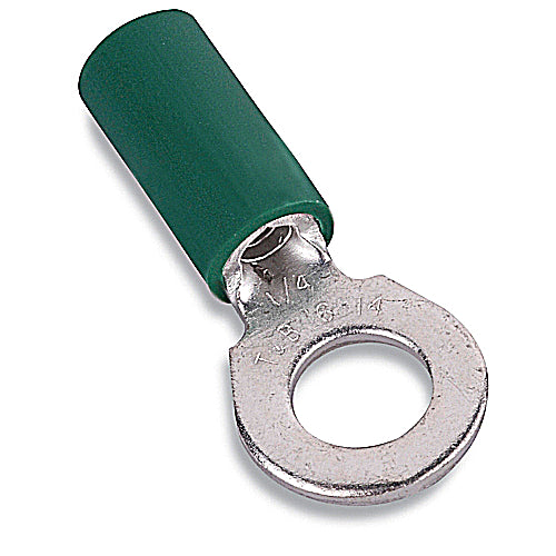 Thomas & Betts 14RBC-8 | Ring Terminal, Vinyl Insulated, 1.13 in. Length