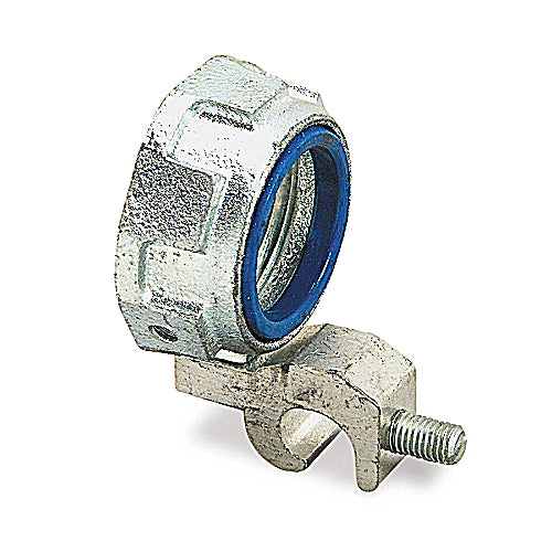 Thomas & Betts 3999 | 6" Threaded Insulated Grounding Bushing, Aluminum, Thermoplastic Insulator for Use with Rigid/IMC Conduit