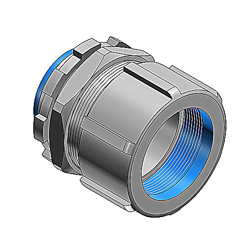 Thomas & Betts 8421 | Threadless 1-1/4 Inch Connector - Malleable Iron.