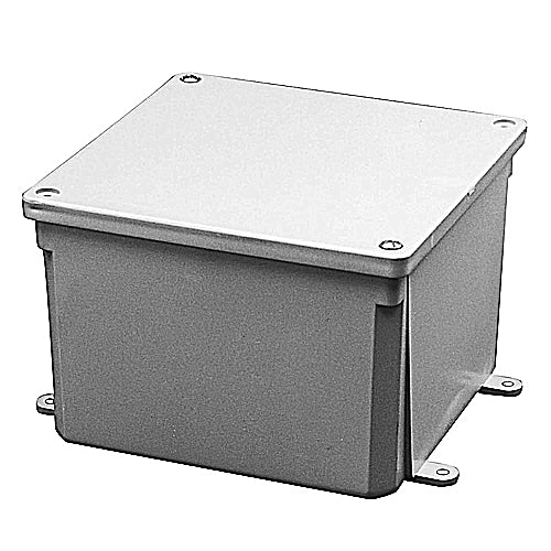 Thomas & Betts E989PPJ | Carlon NEMA Type 6P Junction Box, Foam-in-Place Gasketed Lid, Molded, Thermoplastic