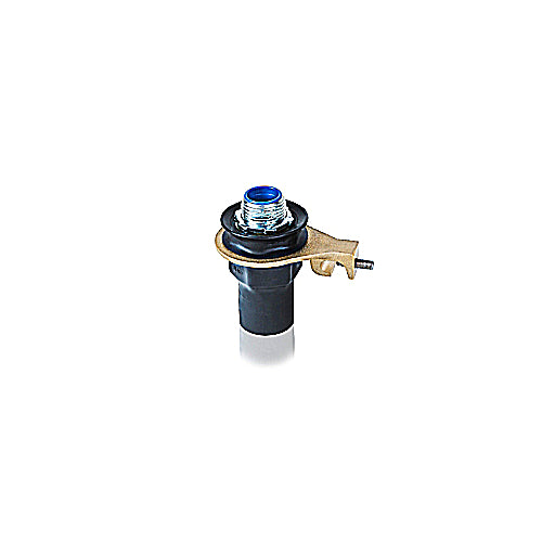 Thomas & Betts ST3/4GR-G | Ocal Conduit Connector with Grounding Ring, Straight, PVC Coated Steel, 3/4 in., Gray