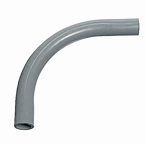 Thomas & Betts UA9AH | Carlon, UA9 Series, Plain End Conduit Elbow, PVC, 1-1/2 in., 1.9 in. O.D., 90 Degree Bend, Gray