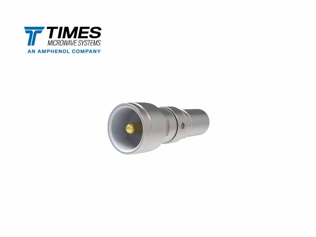 Times Microwave EZ-400-UM-X | Straight Connector, UHF Male Connector, Spring FingeCrimp Termination, 50 , BrasPTFE, Bi-Metal