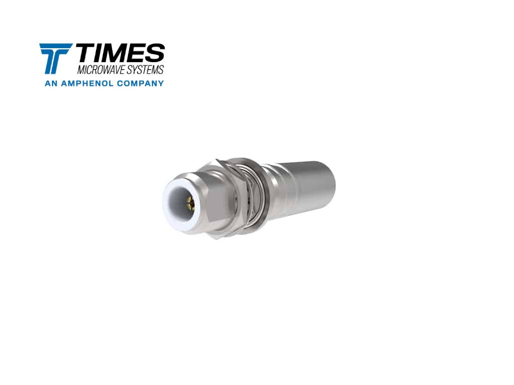 Times Microwave EZ-600-NF-BH-X | Straight Connector, N-Type Female Connector, Spring FingeCrimp Termination, 50 , BrasPTFE