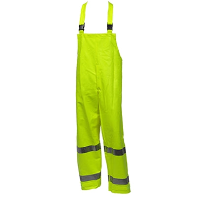 Tingley Rubber Corporation 044122.2X | Tingley Eclipse Flame-Resistant Class 3 High-Visibility Bib Overall Fluorescent Lime, 2X-Large