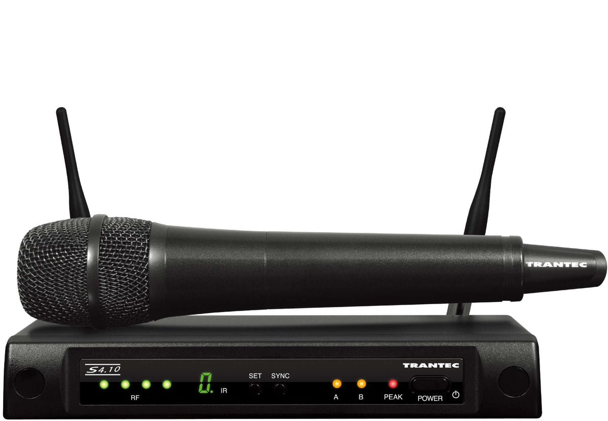 Toa Electronics S4.10-HD-AM RM3QU | Trantec S4.10 Handheld Mic Wireless Microphone System