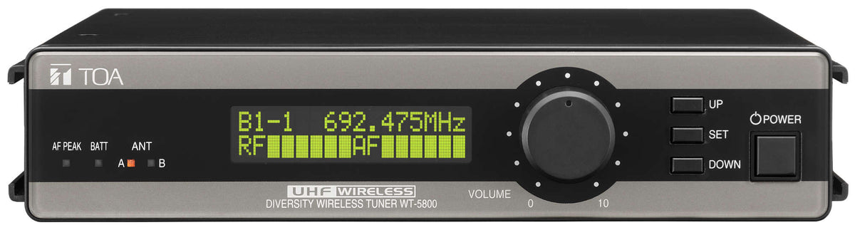 Toa Electronics WT-5800 H01US | True Diversity Wireless Tuner