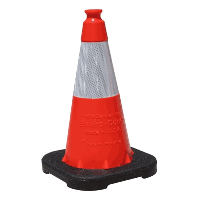 TrafFix Devices 16018-HIWB-3 | Traffic Cone, 18 in, 3 lb, Reflective Collar, Orange