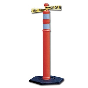 TrafFix Devices 42133-TSO-HIP | Delineator Tube, 42 in, Reflective Collars