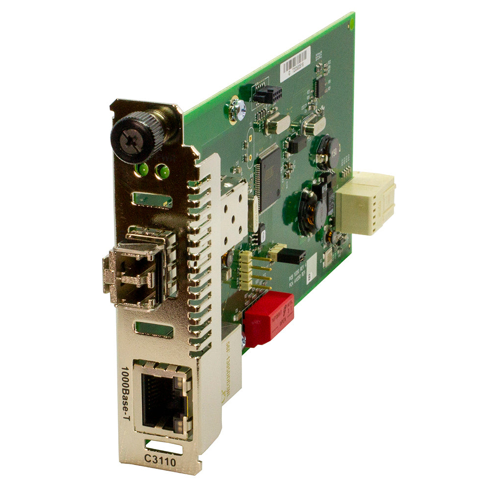 Lantronix C3110-1039 | Media Converter, 1000base-t To 1000base-sx, Ion Card, Mm, Lc, 2km, Via An Sfp Module