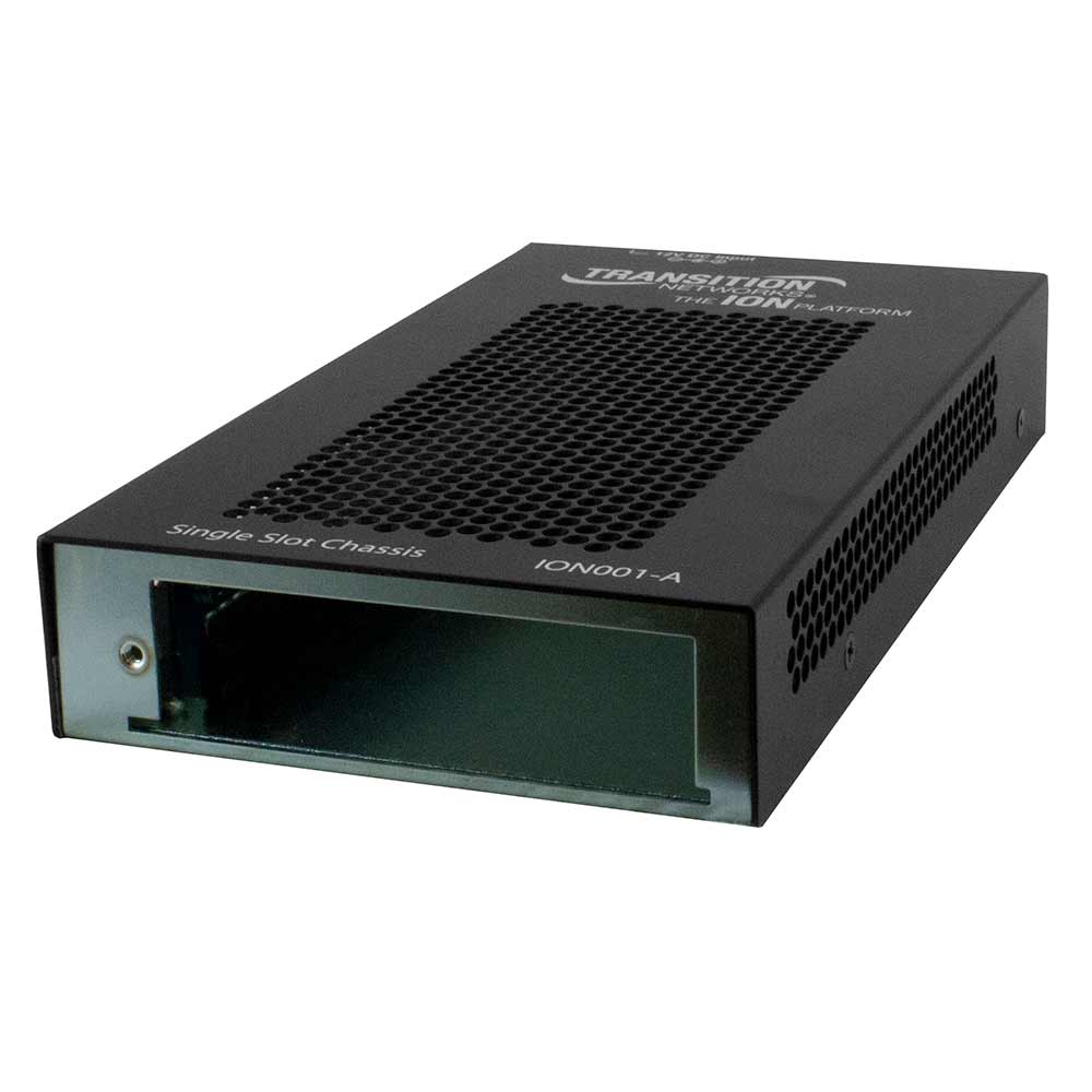 Lantronix ION001-A-BR | 1-slot Chassis, For The Ion Platform, External Ac/dc Power Supply Included, 12 Volt Dc, 0.5 Amp Unregulated, Br