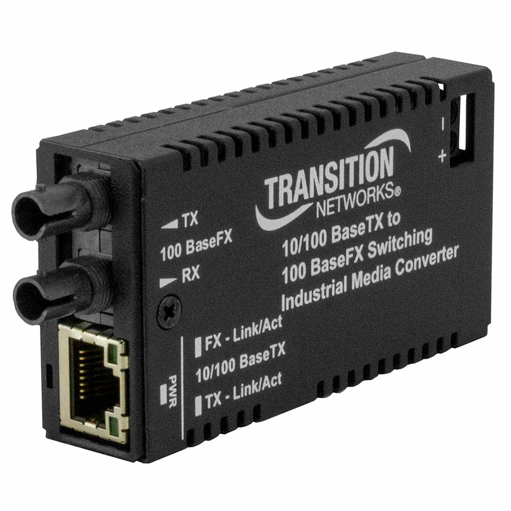 Lantronix M/E-ISW-FX02SM | Hardened Mini Fast Ethernetmedia Converter 10100basetxm/e-isw-fx-02(sm)