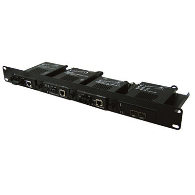 Lantronix RMS19-SA4-01 | 4-Slot Media Converter Shelf