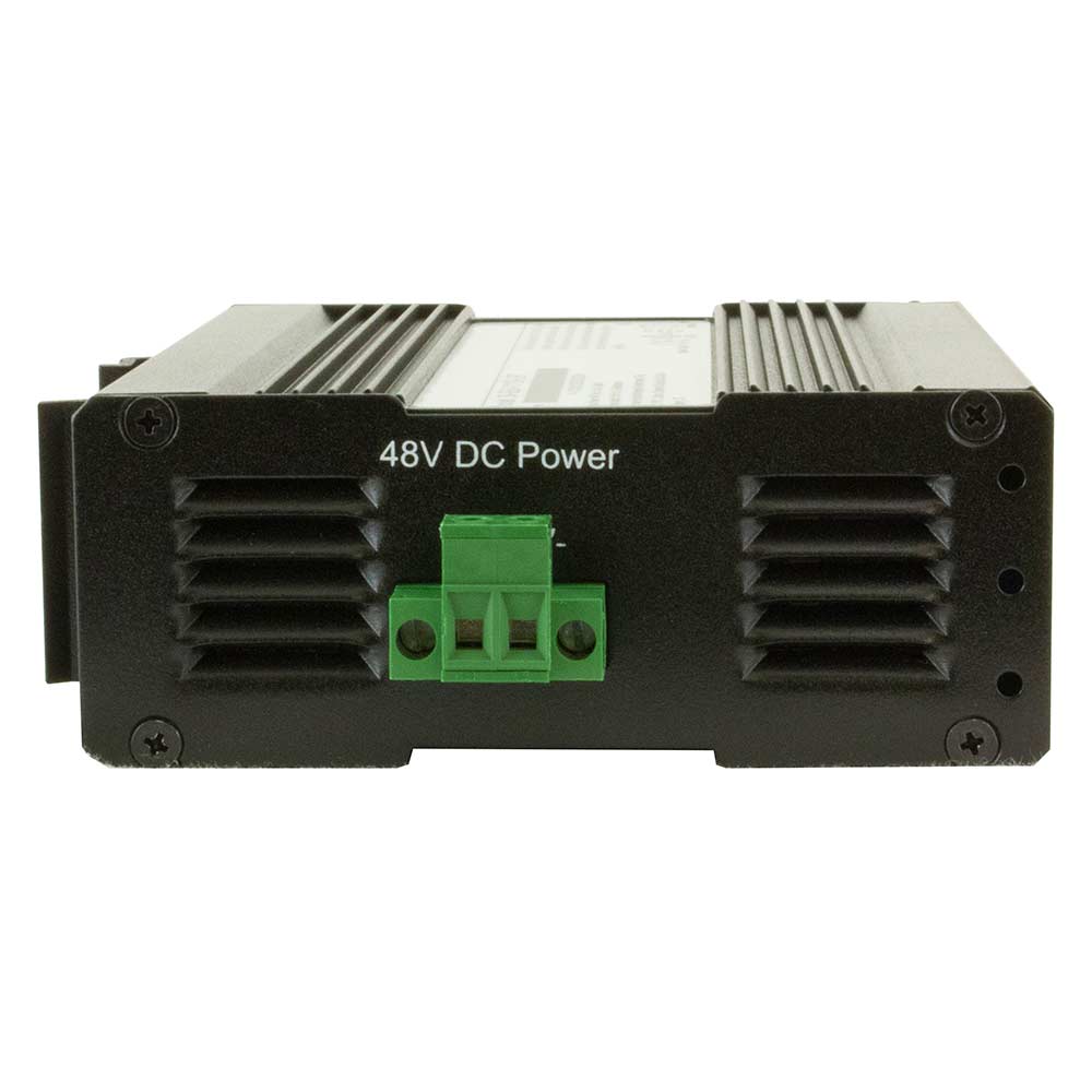 Lantronix SI-IES-111D-LRT | Unmanaged Hardened PoE+ Injector/Converter