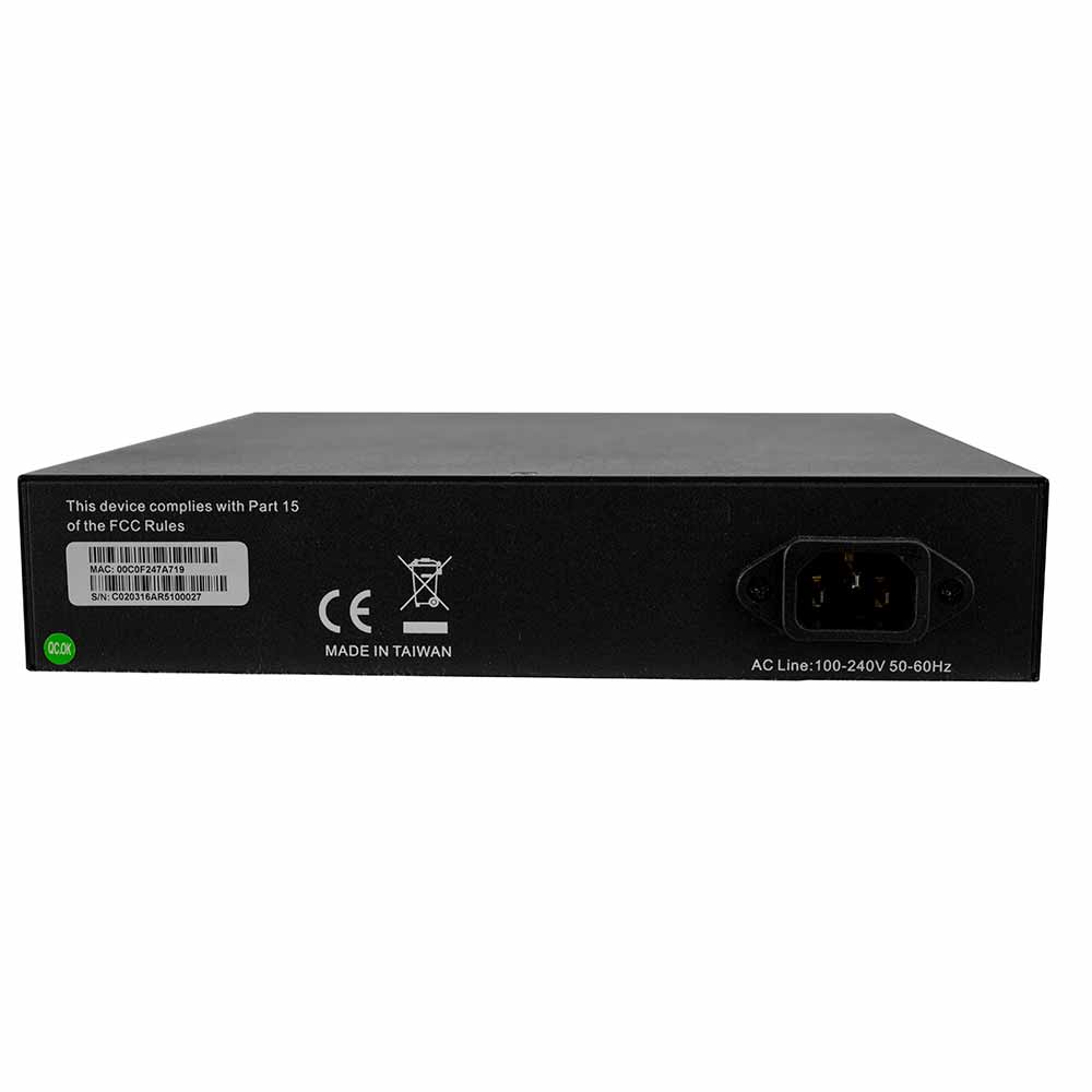 Lantronix SM8TAT2SA-OZ | Smart Managed Poe+ Switch, 8-port Gigabit Poe+, 2-port 100/1000 Sfp