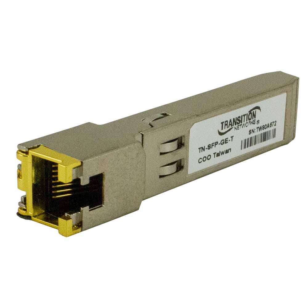 Lantronix TN-SFP-GE-T | Hardened Cisco Compatible Gigabit SFP Module