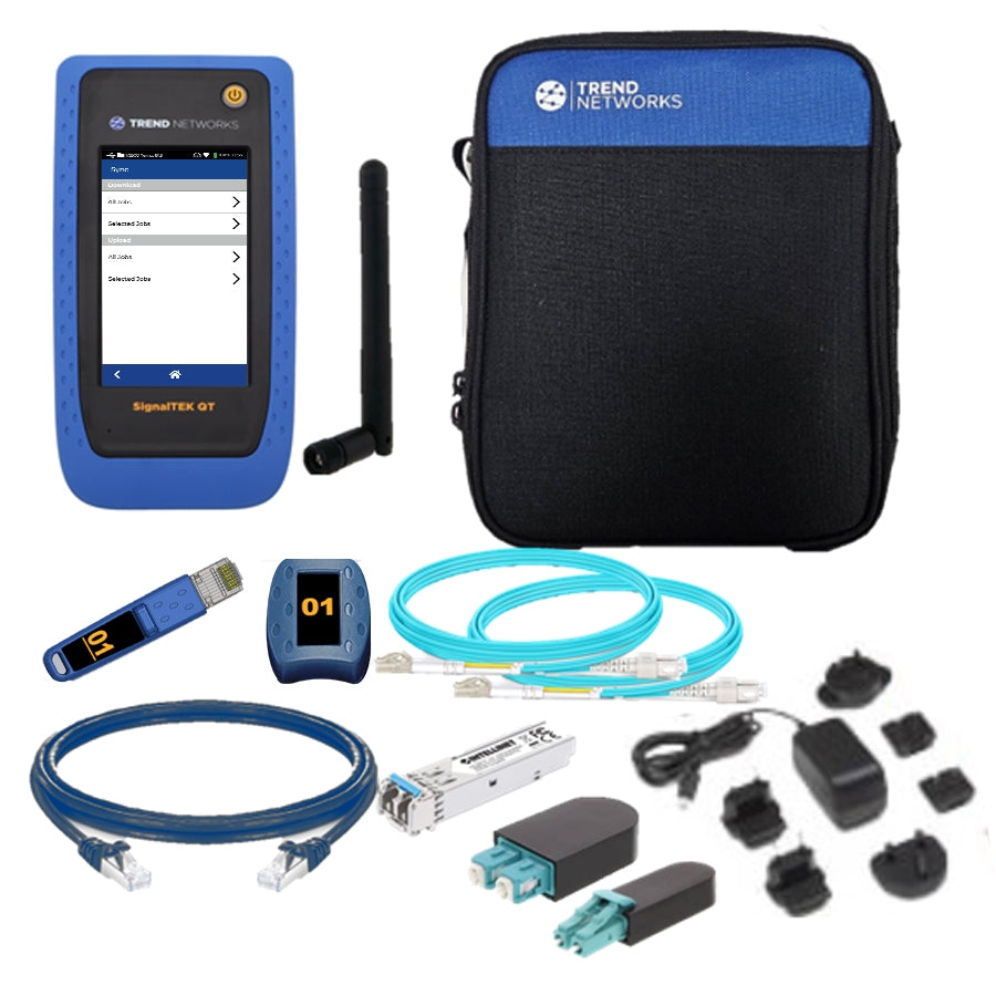 Trend Networks R166002 | SignalTEK QT - 10 Gigabit Copper Network Tester