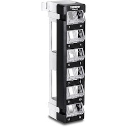 Trendnet TC-KP12V | 12-Port Blank Angled Wall Mount Keystone Patch Panel