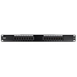 Trendnet TC-P16C6 | Unshielded Patch Panel, 16-Port, Cat 6 UTP, 180 Degree Horizontal, Rack Mount